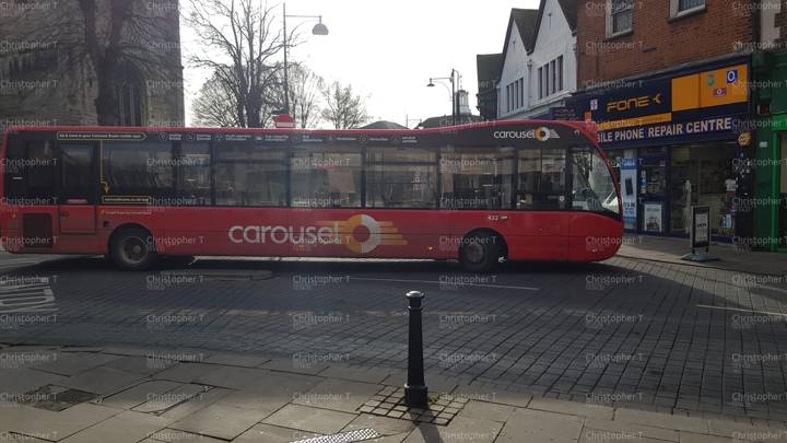 Image of Carousel Buses vehicle 432. Taken by Christopher T at 10.54.32 on 2022.02.10